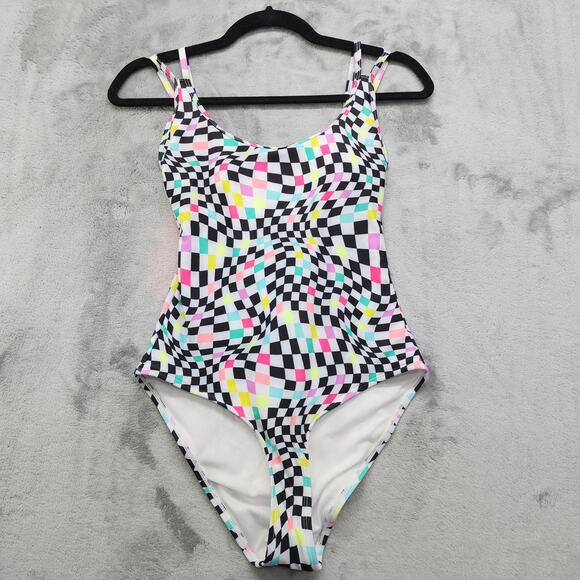 No Boundaries Swimsuit Womens Size S (3-5) Multi-Strap One-Piece High Cut Summer - Picture 1 of 11